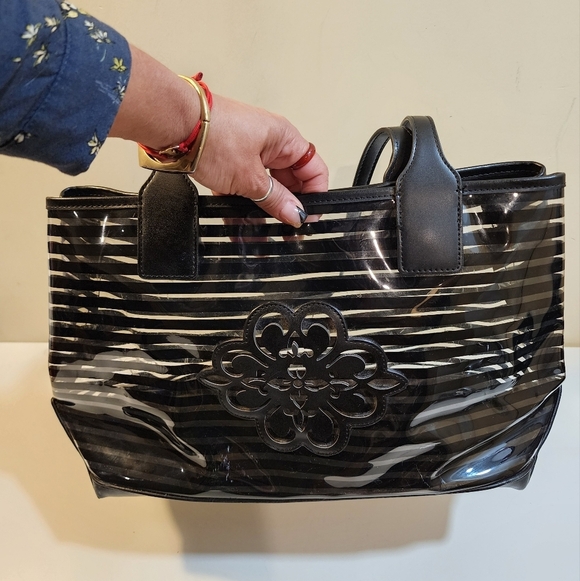 Nanette Lepore Black transparent Rubber tote - Picture 4 of 12